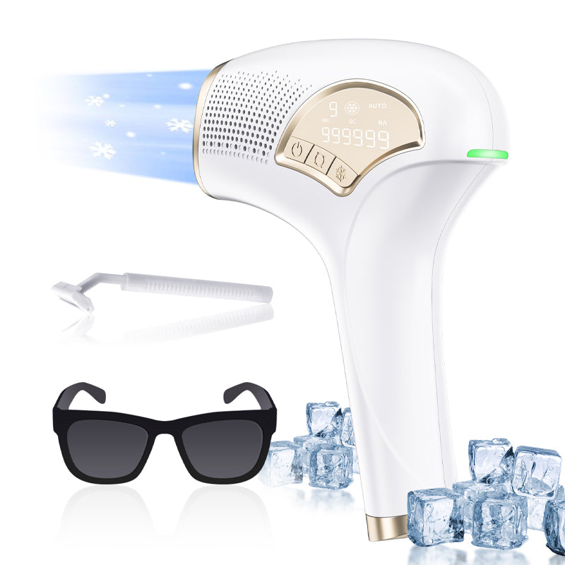 Convenient home ice point hair removal device, shaver, multifunctional painless skin rejuvenation device, laser ice point hair removal device