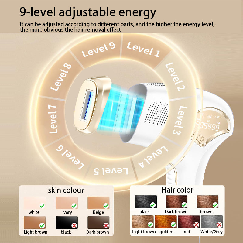 Convenient home ice point hair removal device, shaver, multifunctional painless skin rejuvenation device, laser ice point hair removal device