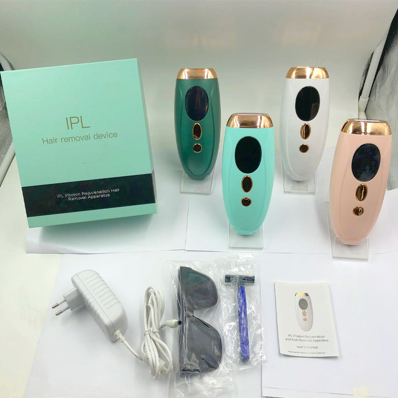 Facial laser hair removal device, portable photon freezing point beauty instrument