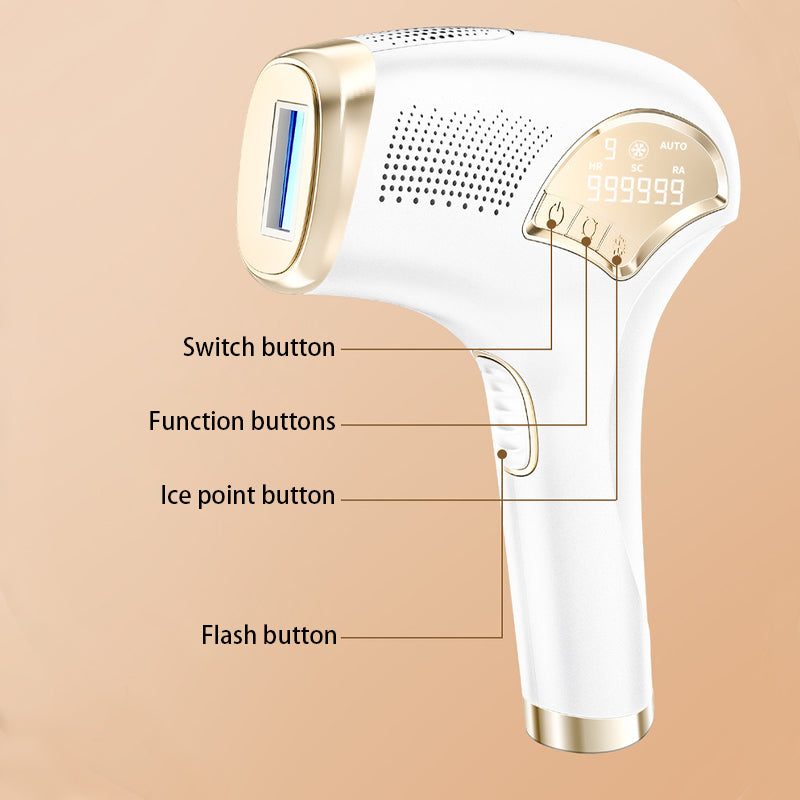 Convenient home ice point hair removal device, shaver, multifunctional painless skin rejuvenation device, laser ice point hair removal device