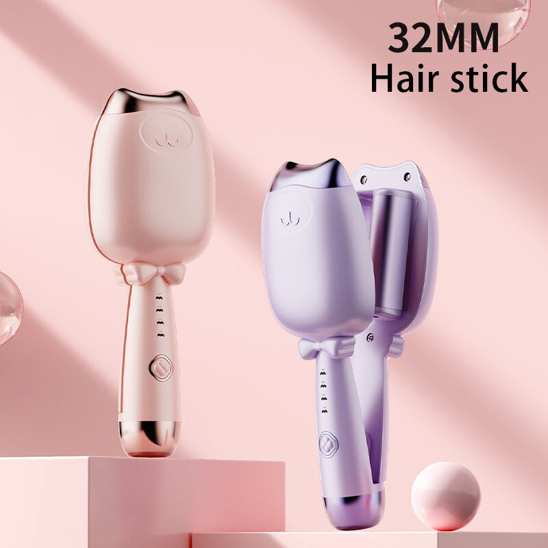 Women's Chicken rolls perm cat paw water ripple quick hot perm stick student big wave curl splint curler